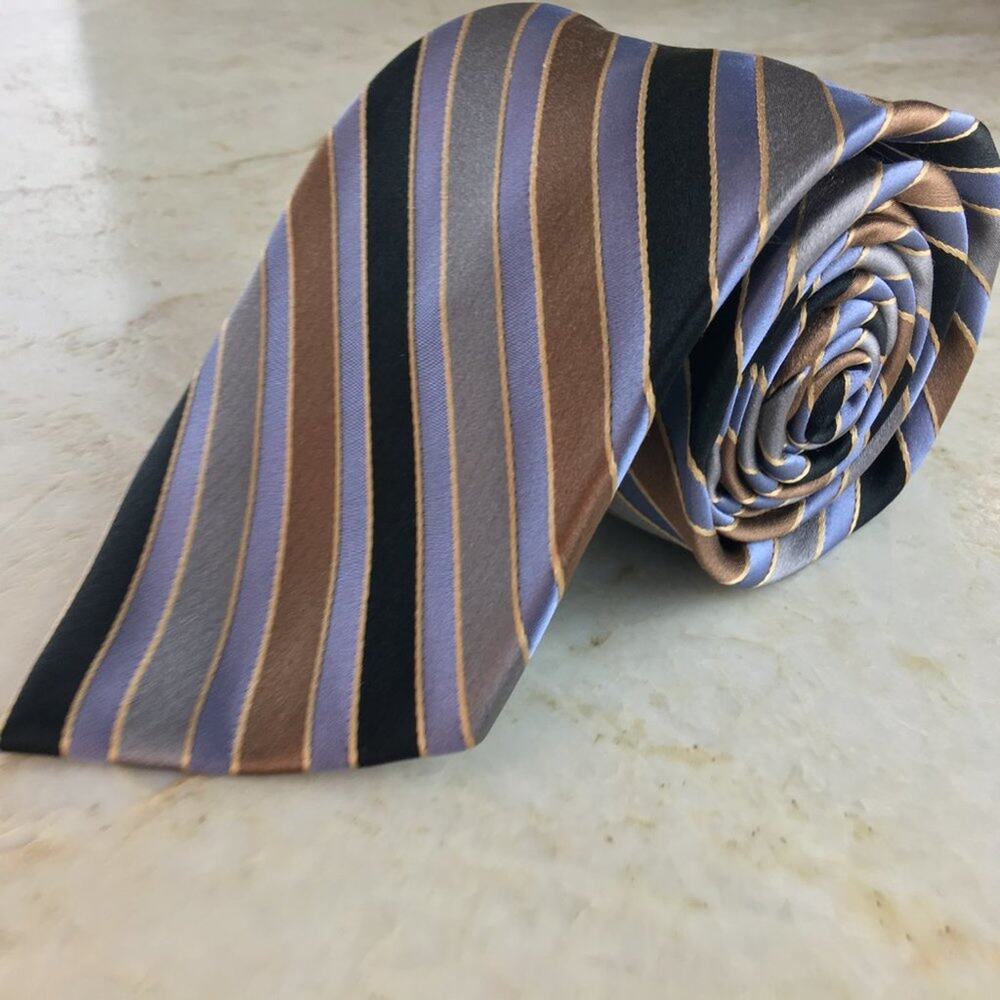 SAN LORENZO SILK REGIMENT TIE (EXTRA-LONG)